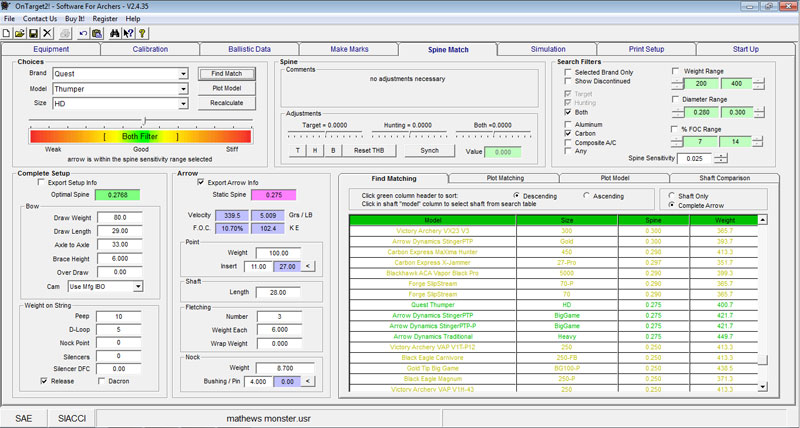 Which Archery Software