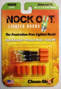 nock out lighted nocks