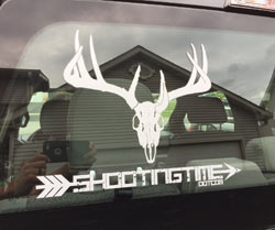 shootingtime trophy sticker