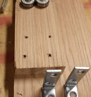 holes drilled