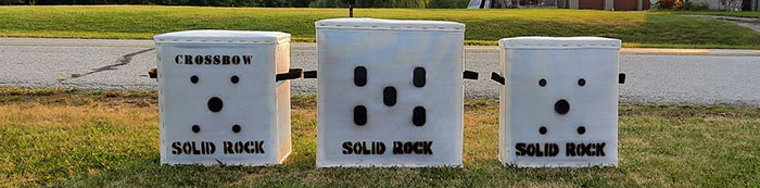 solid rock white targets